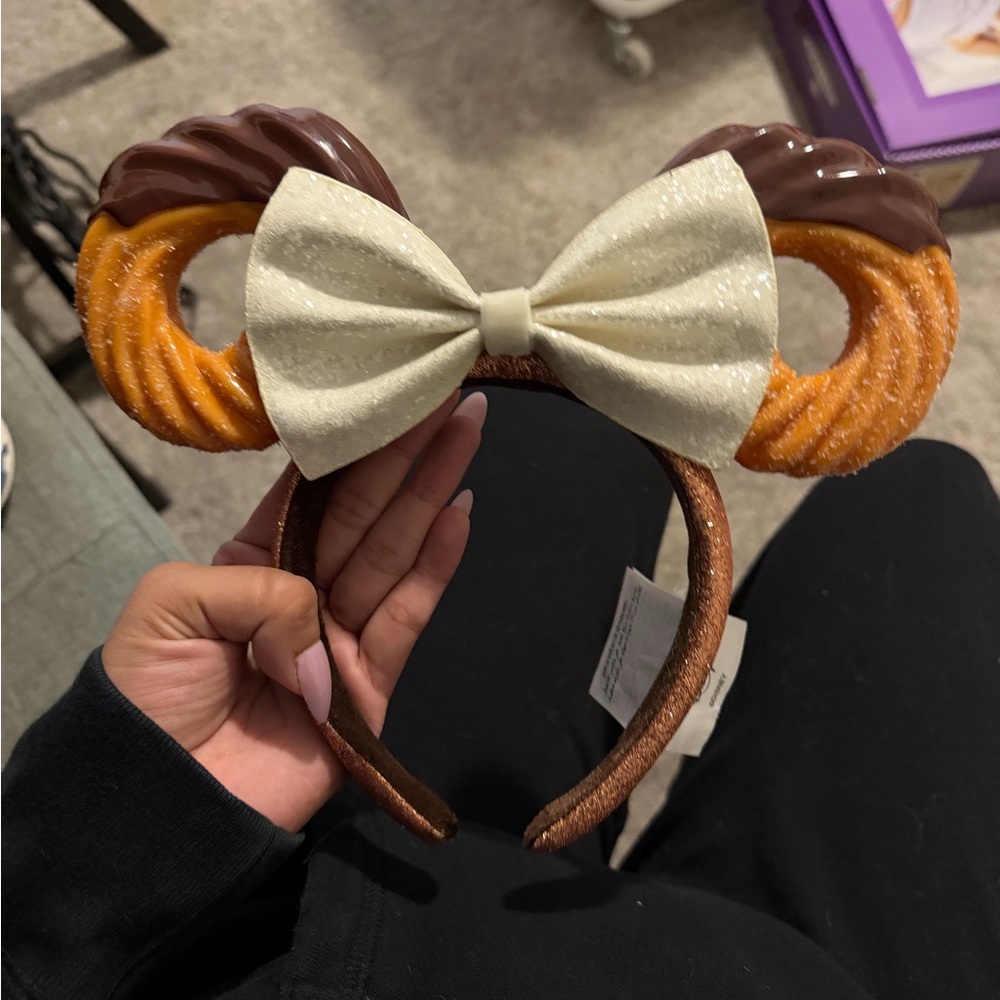 Chocolate Donut Ears Headband